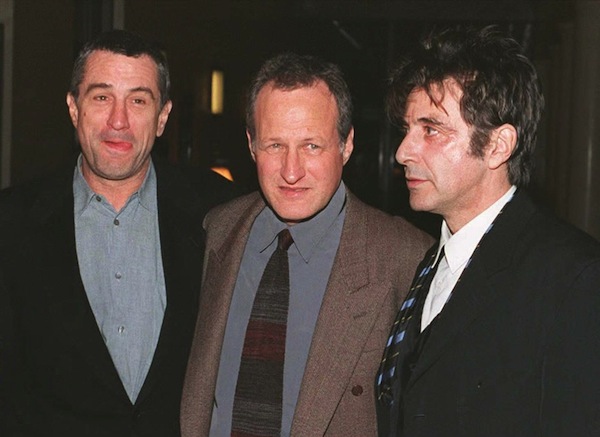 Robert De Niro e Al Pacino insieme al regista Michael Mann