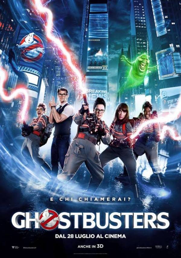 Il poster italiano di Ghostbusters (2016)