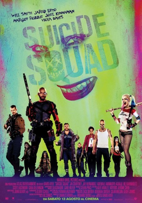 Il poster italiano di Suicide Squad