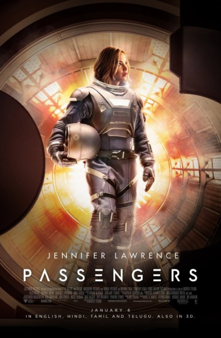 passengers poster Jennifer Lawrence