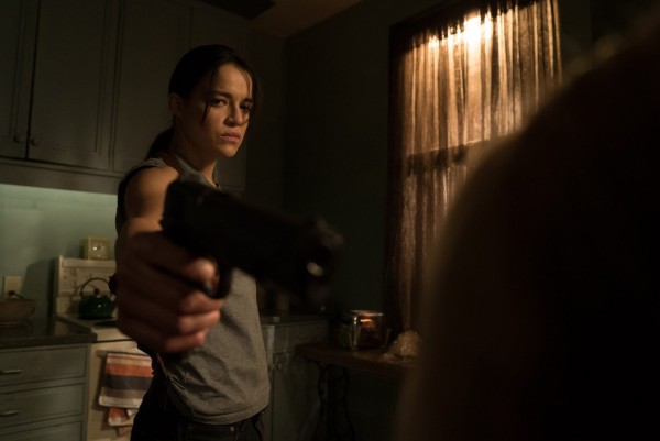 Michelle Rodriguez in The Assignment - Image via SBS Films