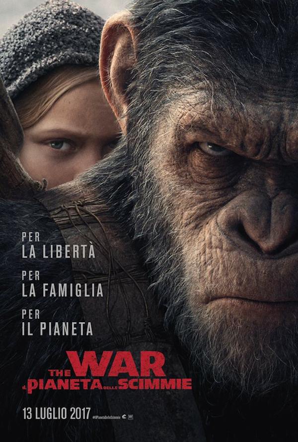 the war il pianeta delle scimmie poster