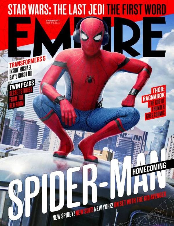 spider-man homecoming cover empire