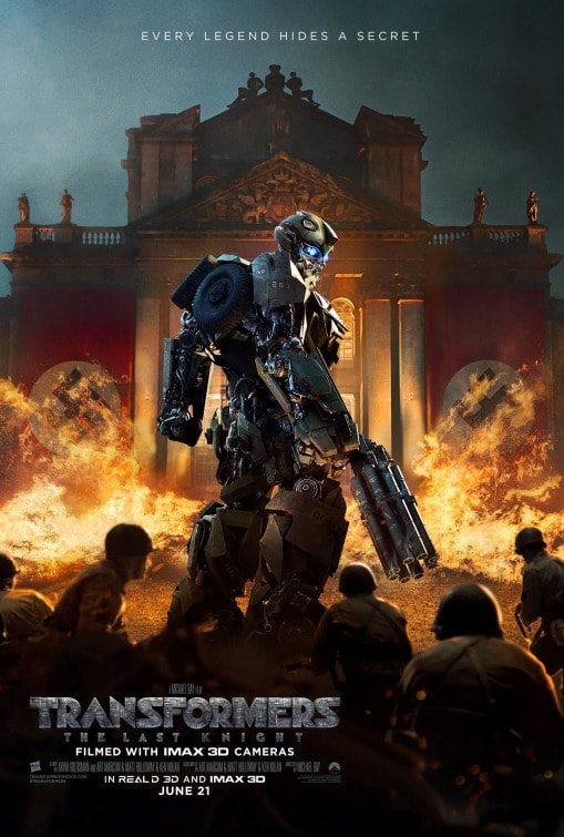 transformers l'ultimo cavaliere poster
