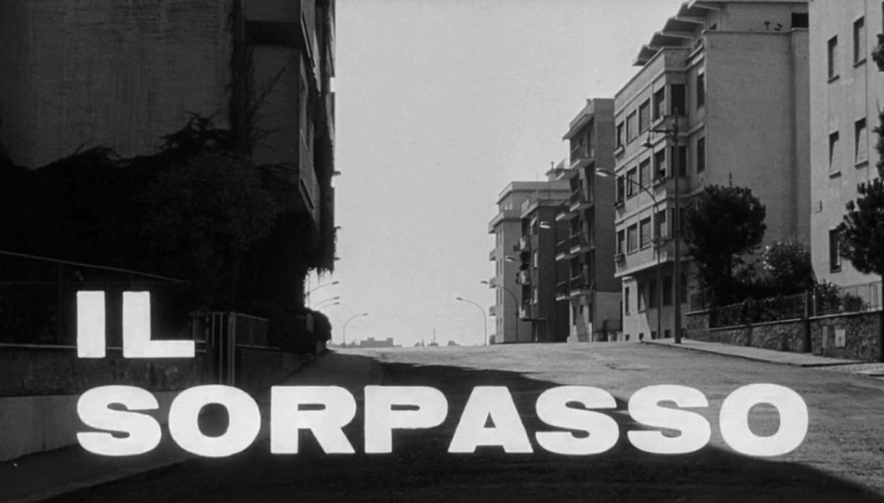 I titoli di testa de Il sorpasso (1962)