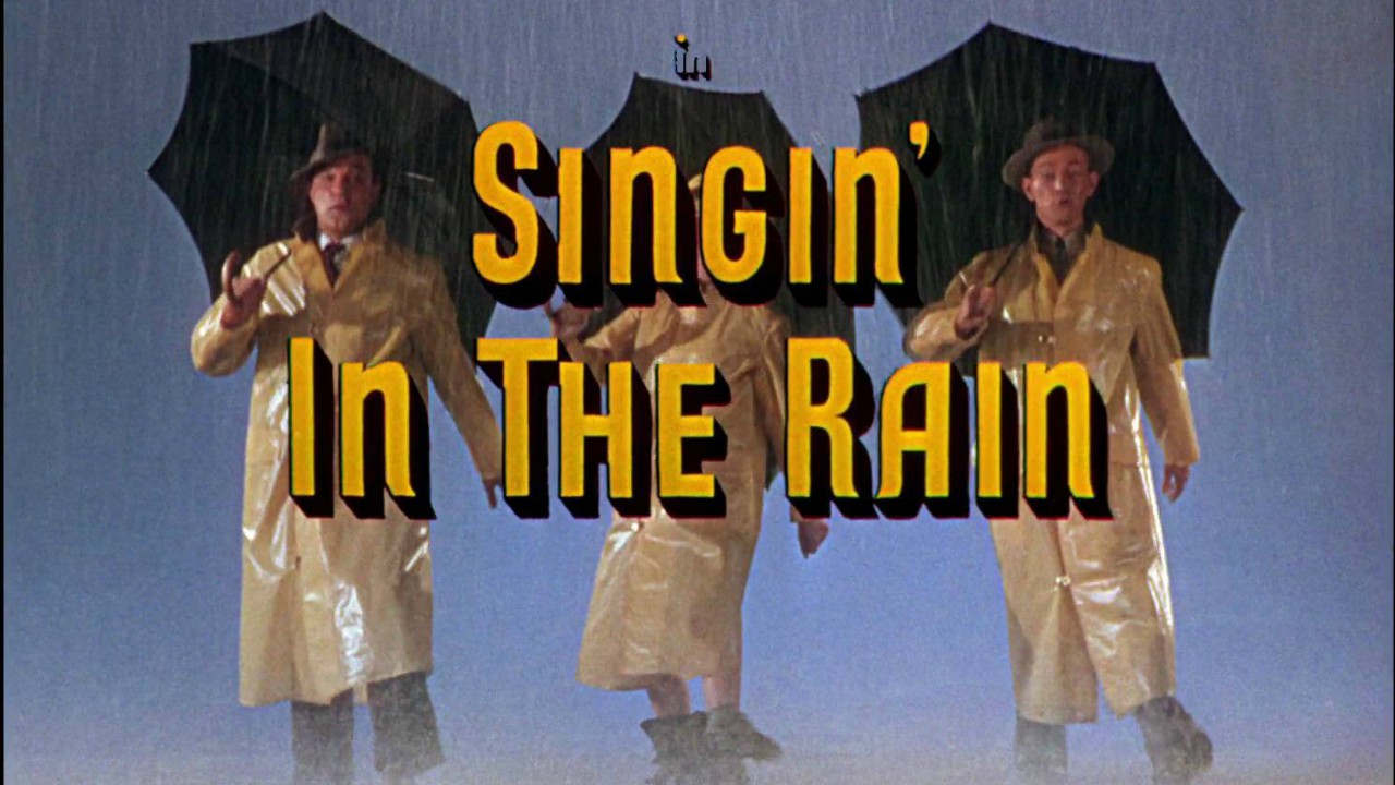 I titoli di testa di Cantando sotto la pioggia