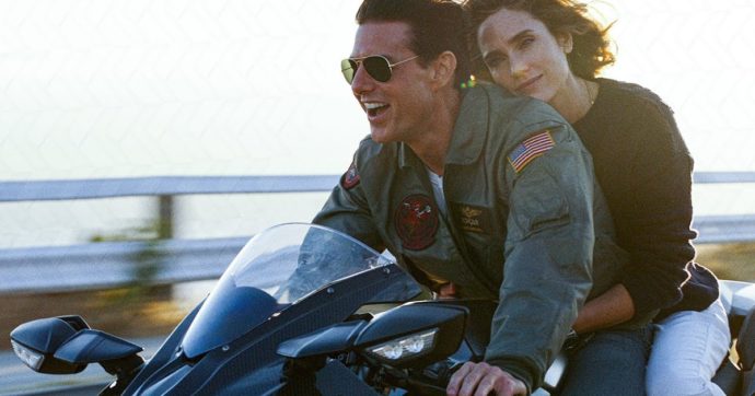 Tom Cruise e Jennifer Connelly in Top Gun: Maverick