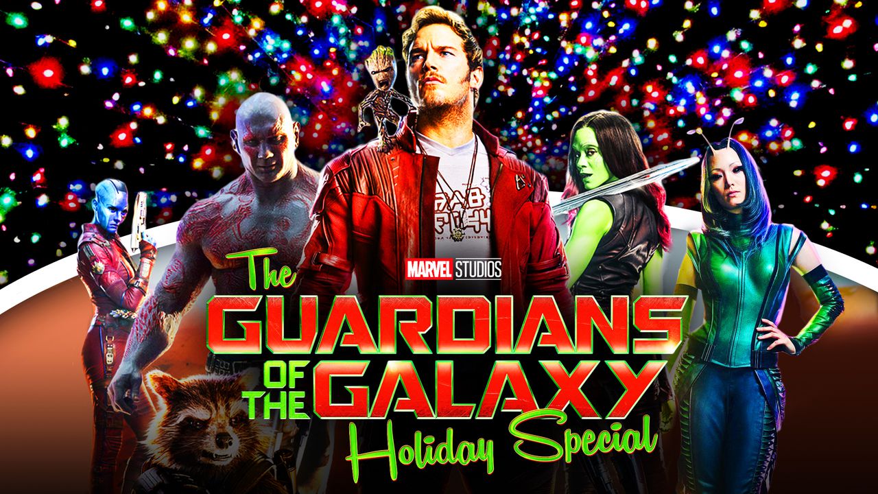 Guardiani della Galassia: il poster dello speciale natalizio.
