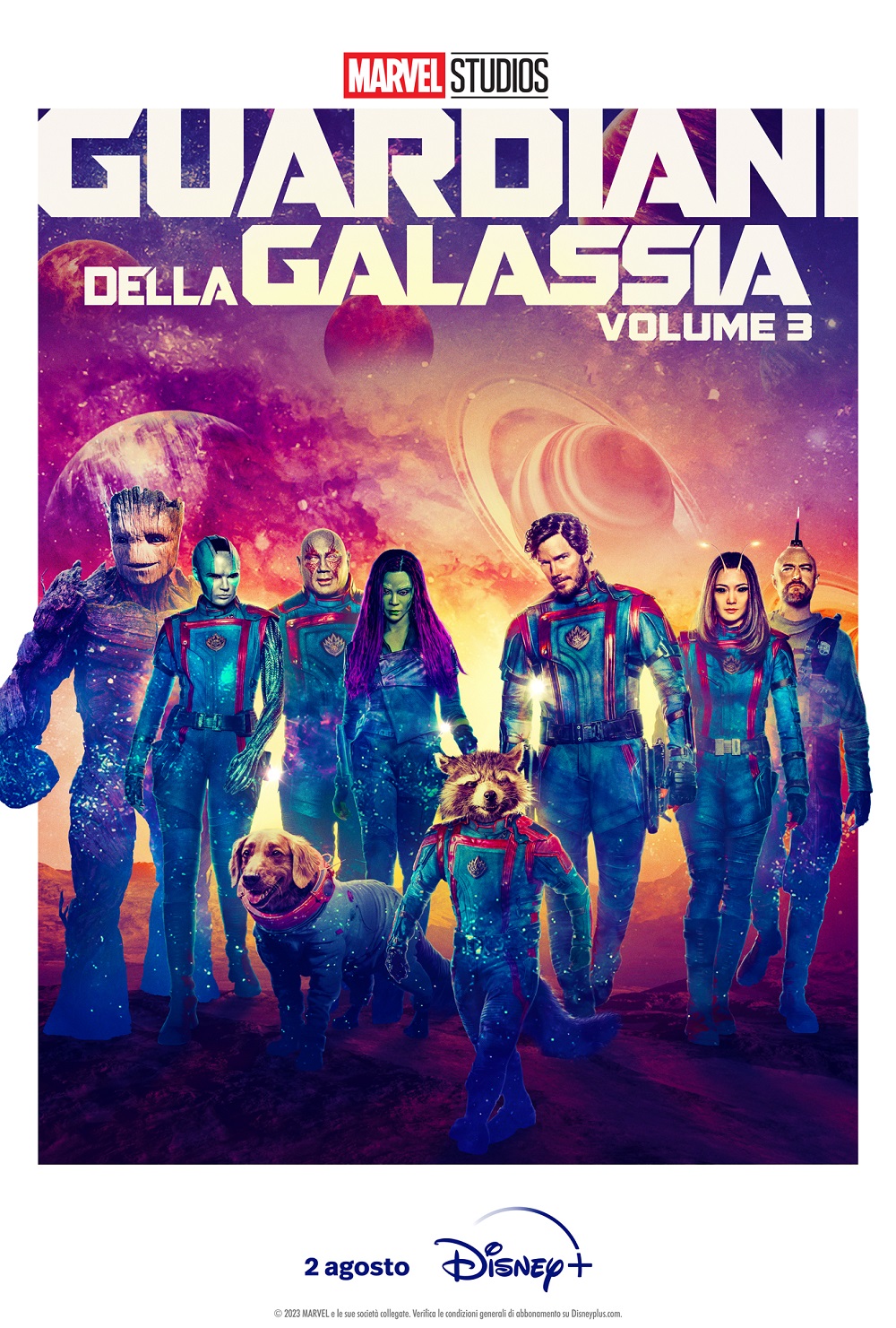 guardiani della galassia volume 3 disney+