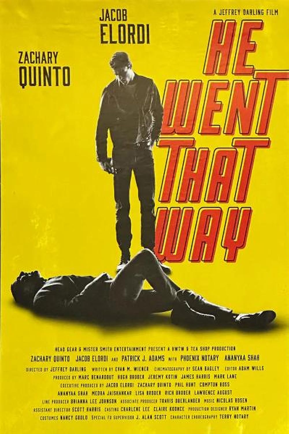 He Went That Way poster film Jacob Elordi 