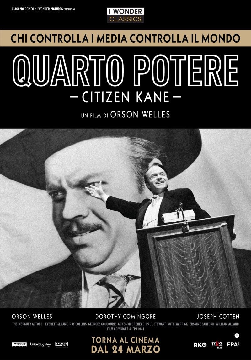 Quarto potere: il trailer del capolavoro di Orson Welles di nuovo al cinema.