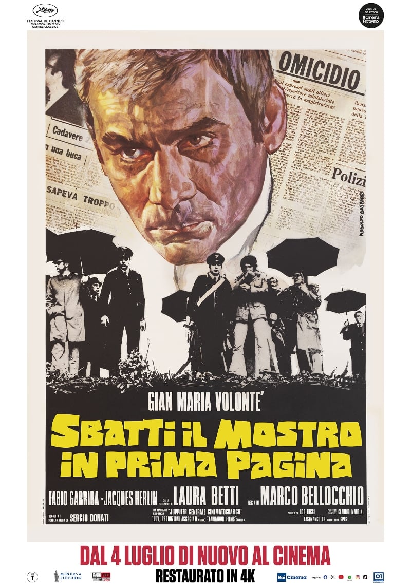 Sbatti il mostro in prima pagina: torna al cinema il film inchiesta di Marco Bellocchio