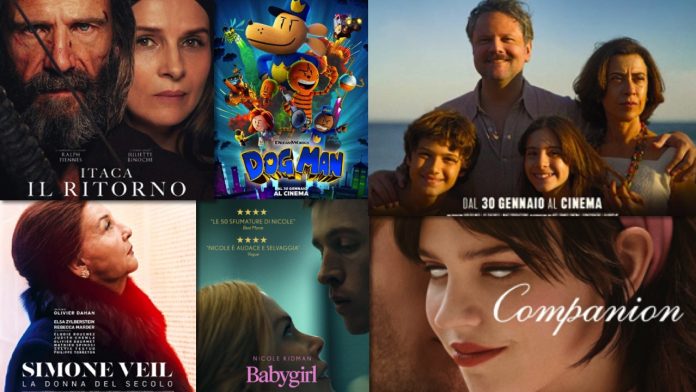 i film in uscita il 30 gennaio 2025