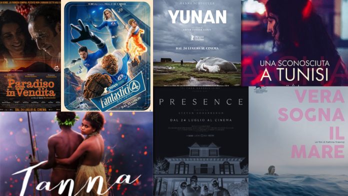 i film in uscita il 24 luglio 2025